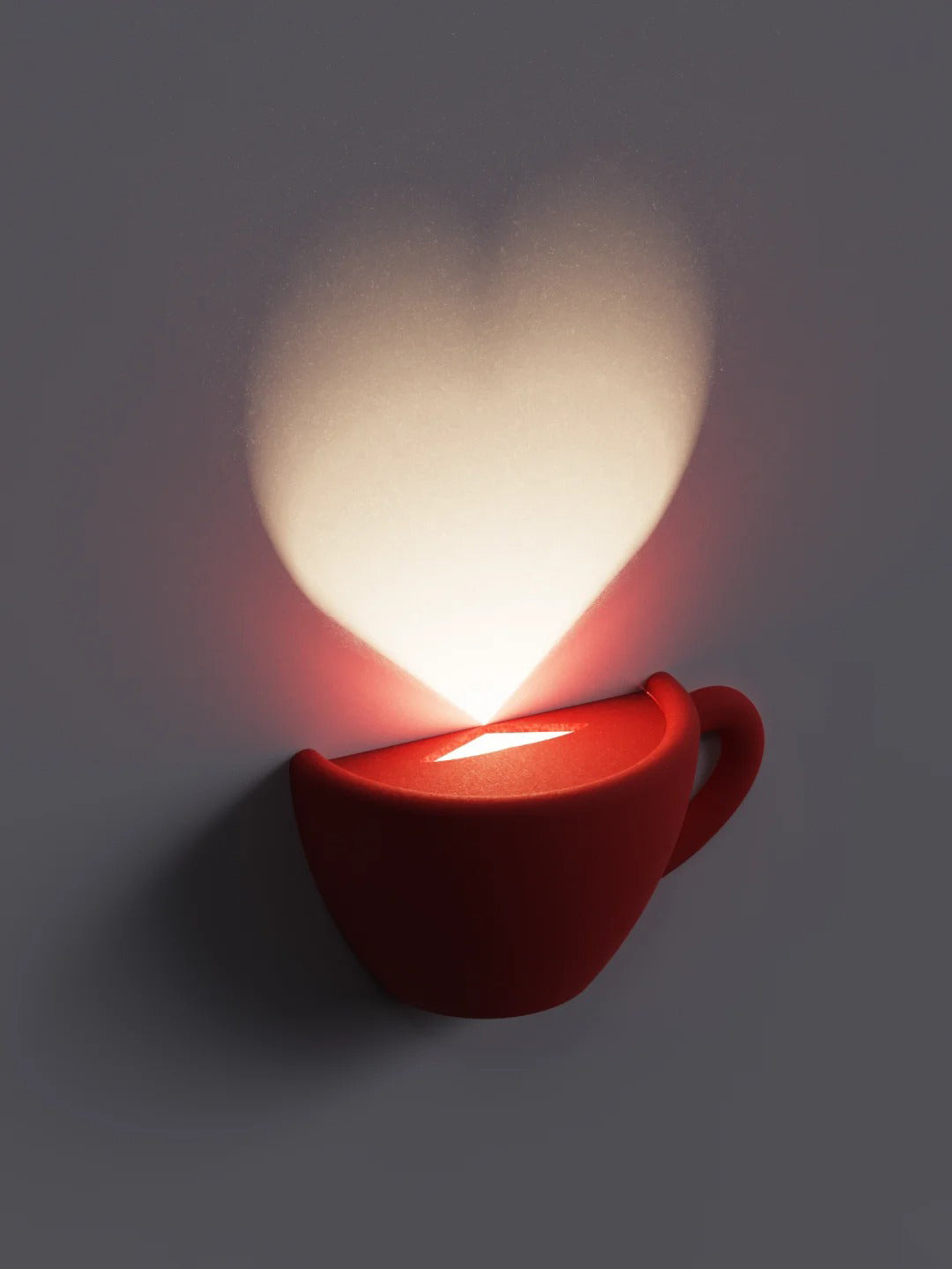 Heart Coffee Lamp